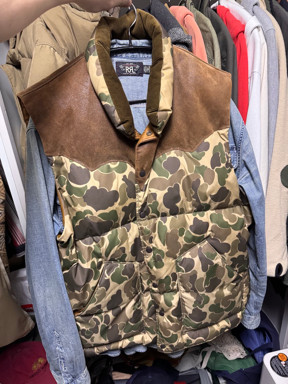 더블알엘 요크레더 카모 베스트 상품이미지5