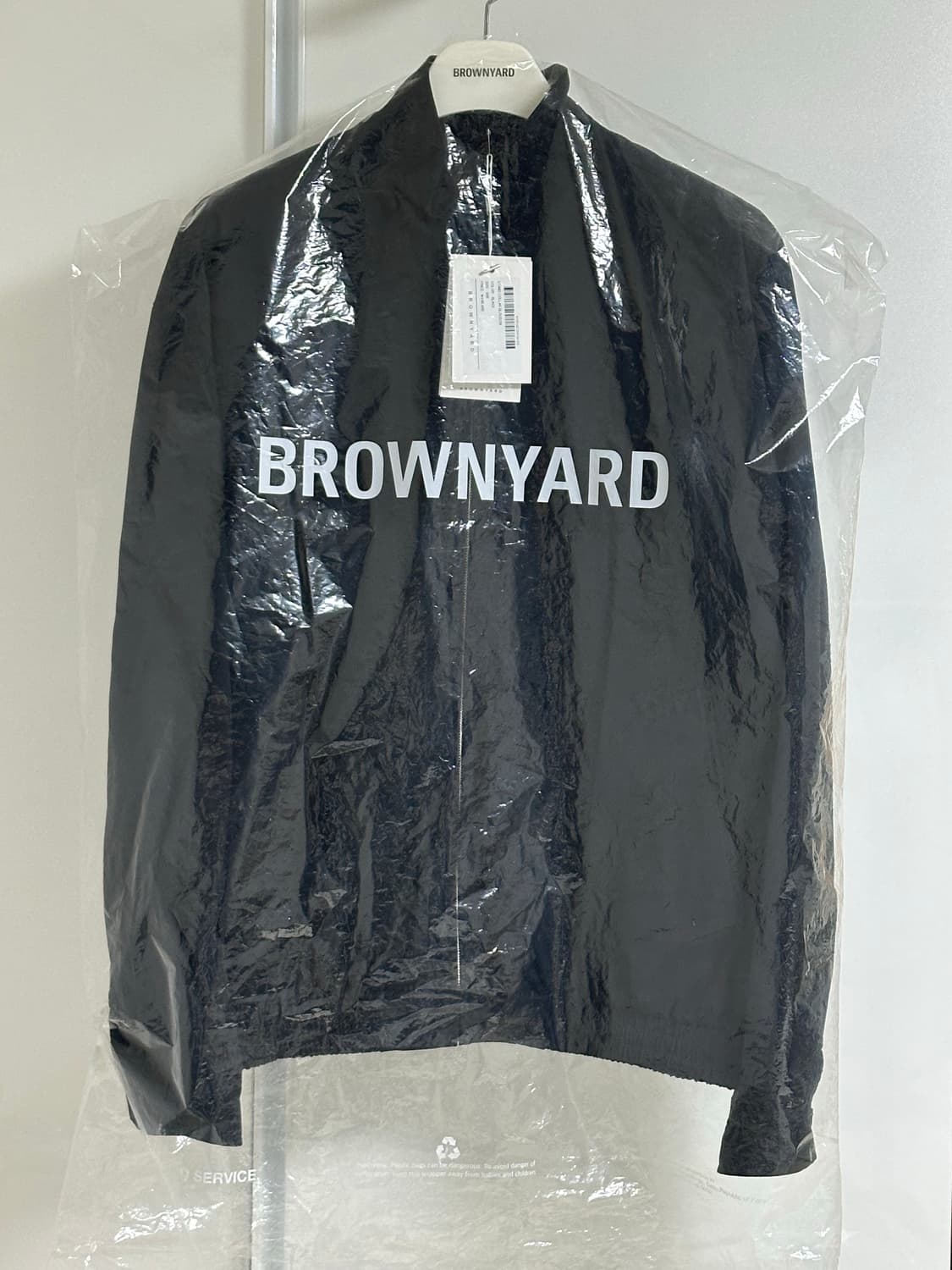 브라운야드 스탠드카라 블루종(택비닐옷걸이채 새상품급,6사이즈) 상품이미지2