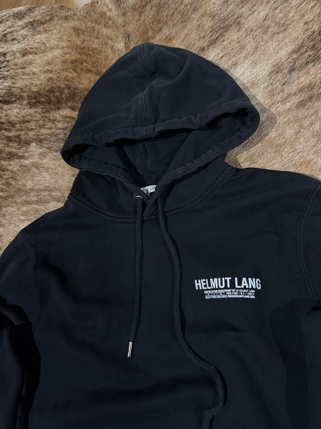 Helmut lang printing hoodie 상품이미지3