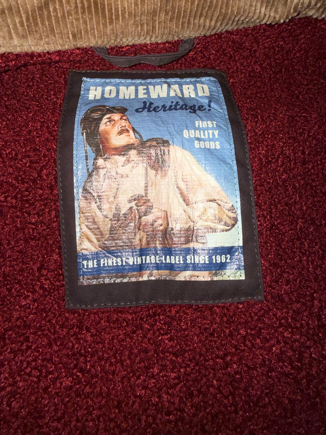 HOMESTEAD 빈티지 브라운 코듀로이 왁스 자켓 상품이미지5