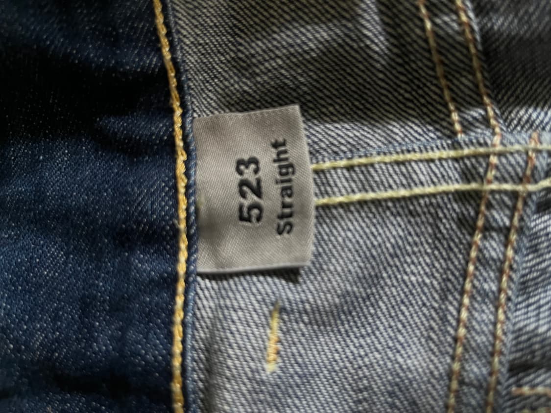 리바이스 523 롱 스트레이트 데님 팬츠 상품이미지4
