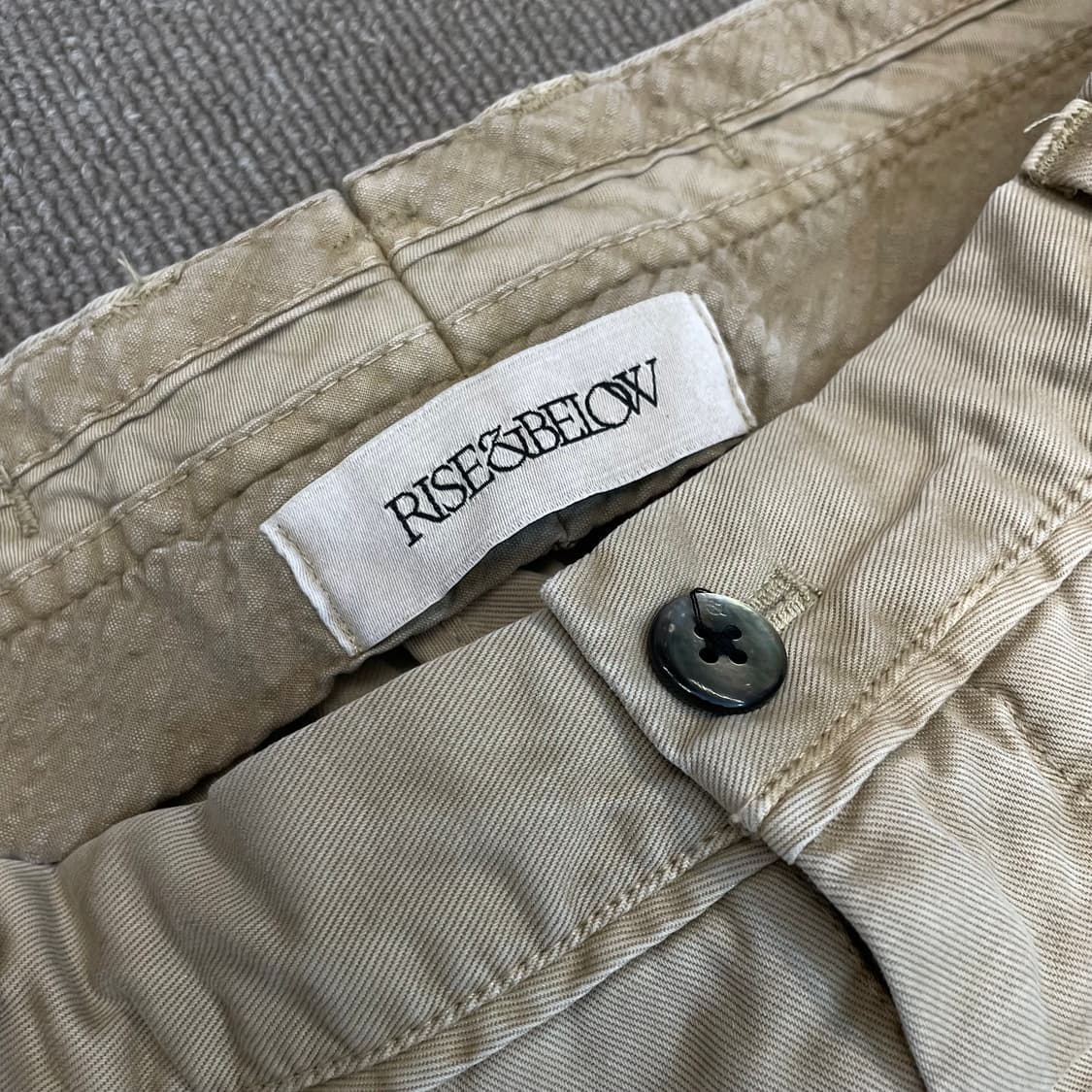 RISE&BELOW 라이즈앤빌로우 302 루즈테이퍼드 치노 32 상품이미지2