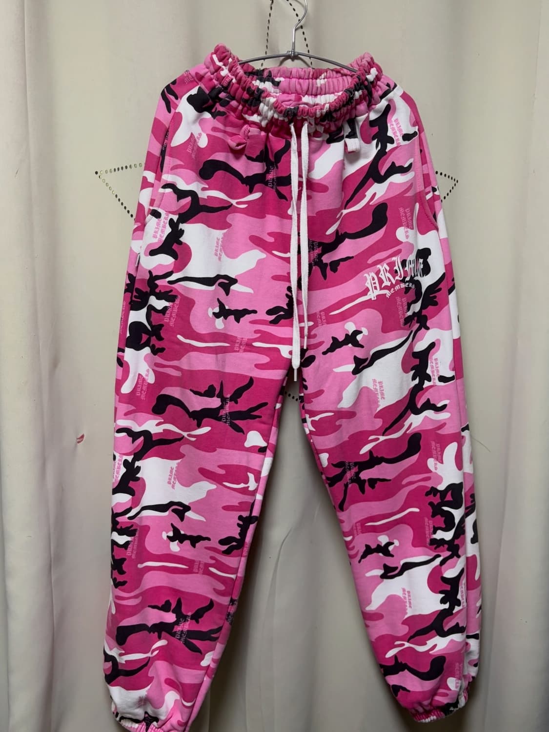 프라임멤버스 핑크 카모팬츠 상품이미지1