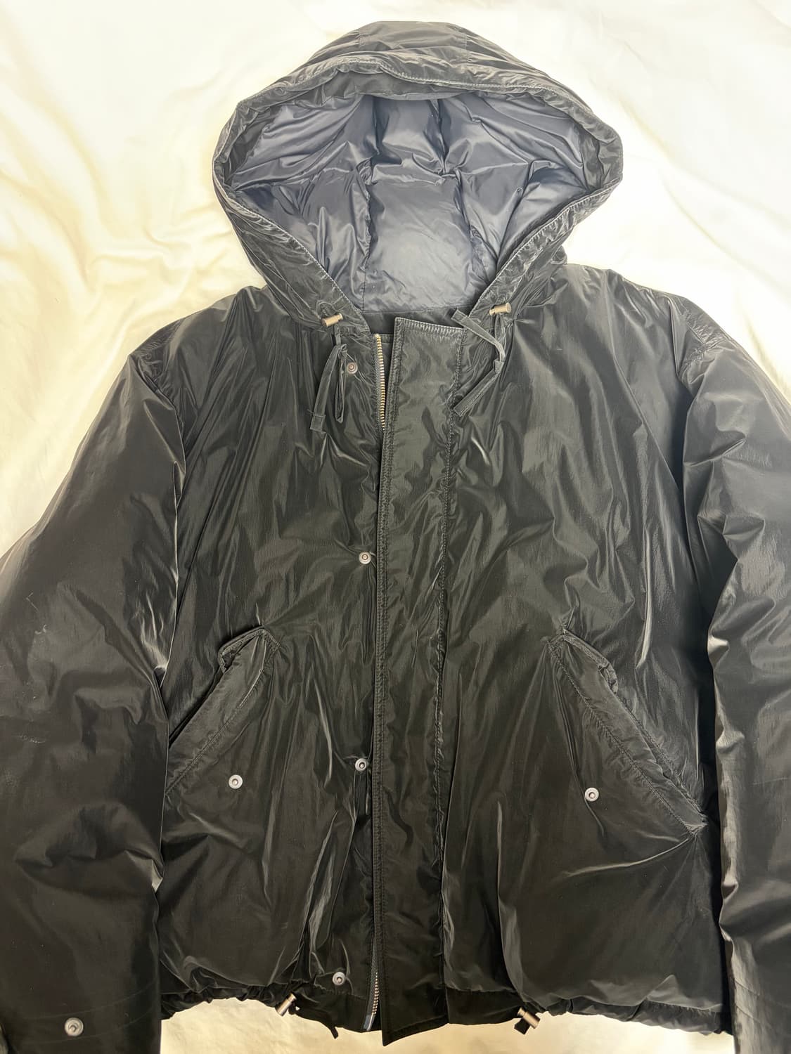 유스 M-51 푸퍼 다운 자켓 패딩 블랙 L사이즈 판매 상품이미지4