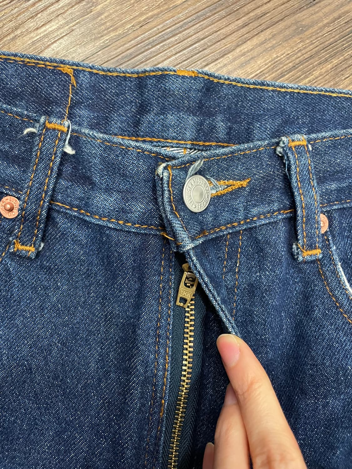 90s 리바이스 USA 미국제조 505 데님 팬츠 상품이미지3