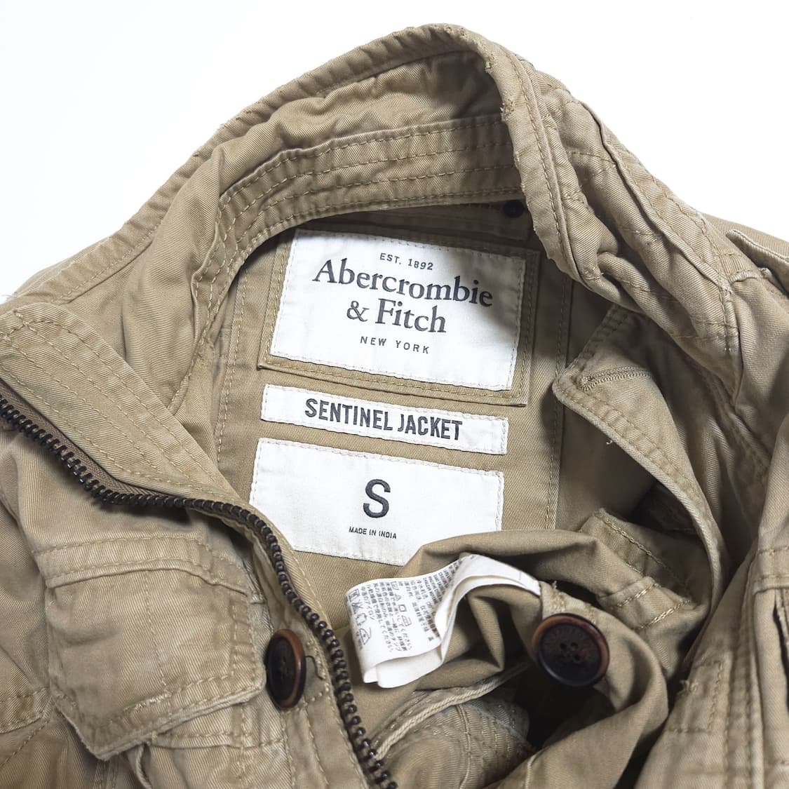 아베크롬비 센티널 밀리터리 워싱 야상 자켓 상품이미지7