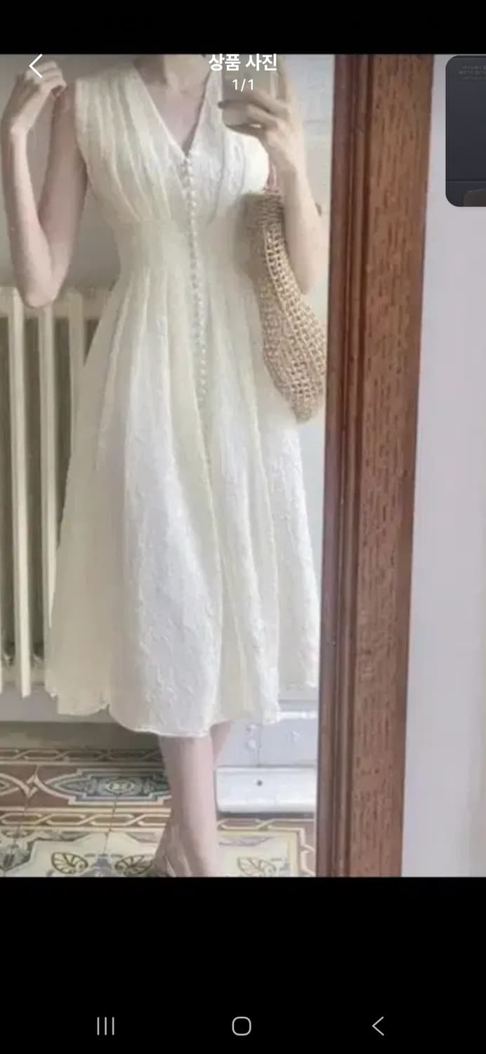 라벨르블랑 내화 로즈주름레이스파리원피스 M 상품이미지2