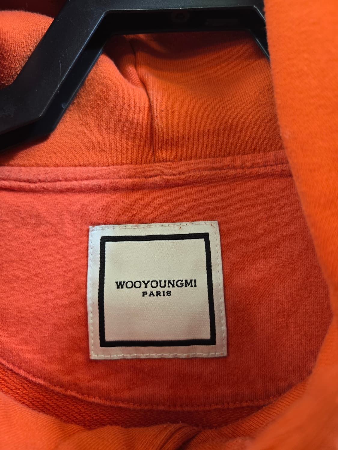 우영미 오렌지 후드티 50(105) 상품이미지2