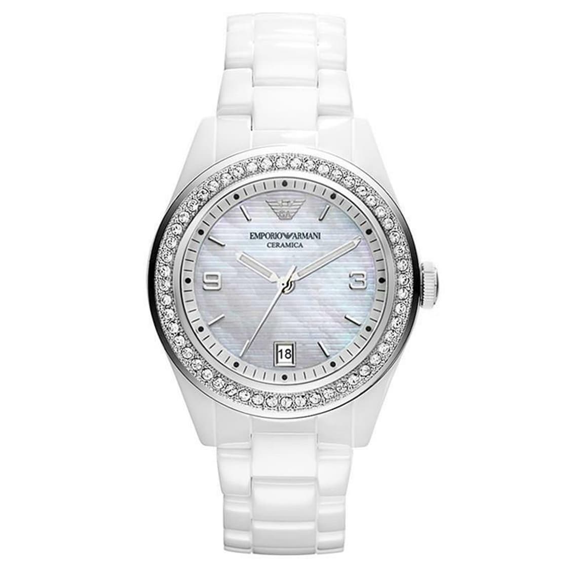 [정가98만원] 엠포리오 아르마니 뉴욕 5th Ave 컬렉션 세라믹 워치 상품이미지1