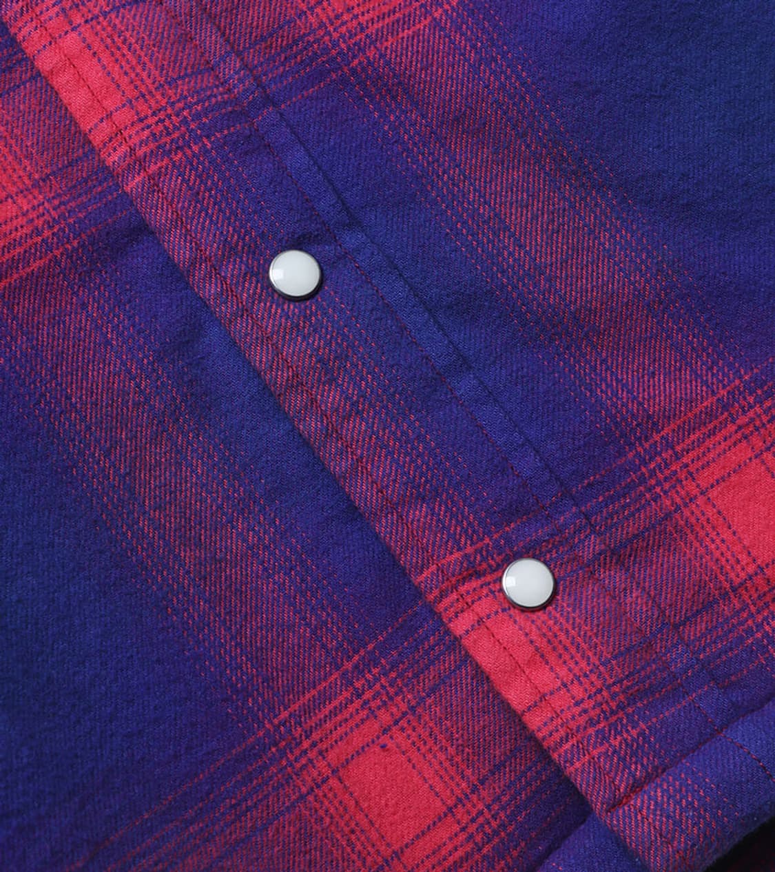 JIEDA - OMBRE CHECK PADDING SHIRT 상품이미지7