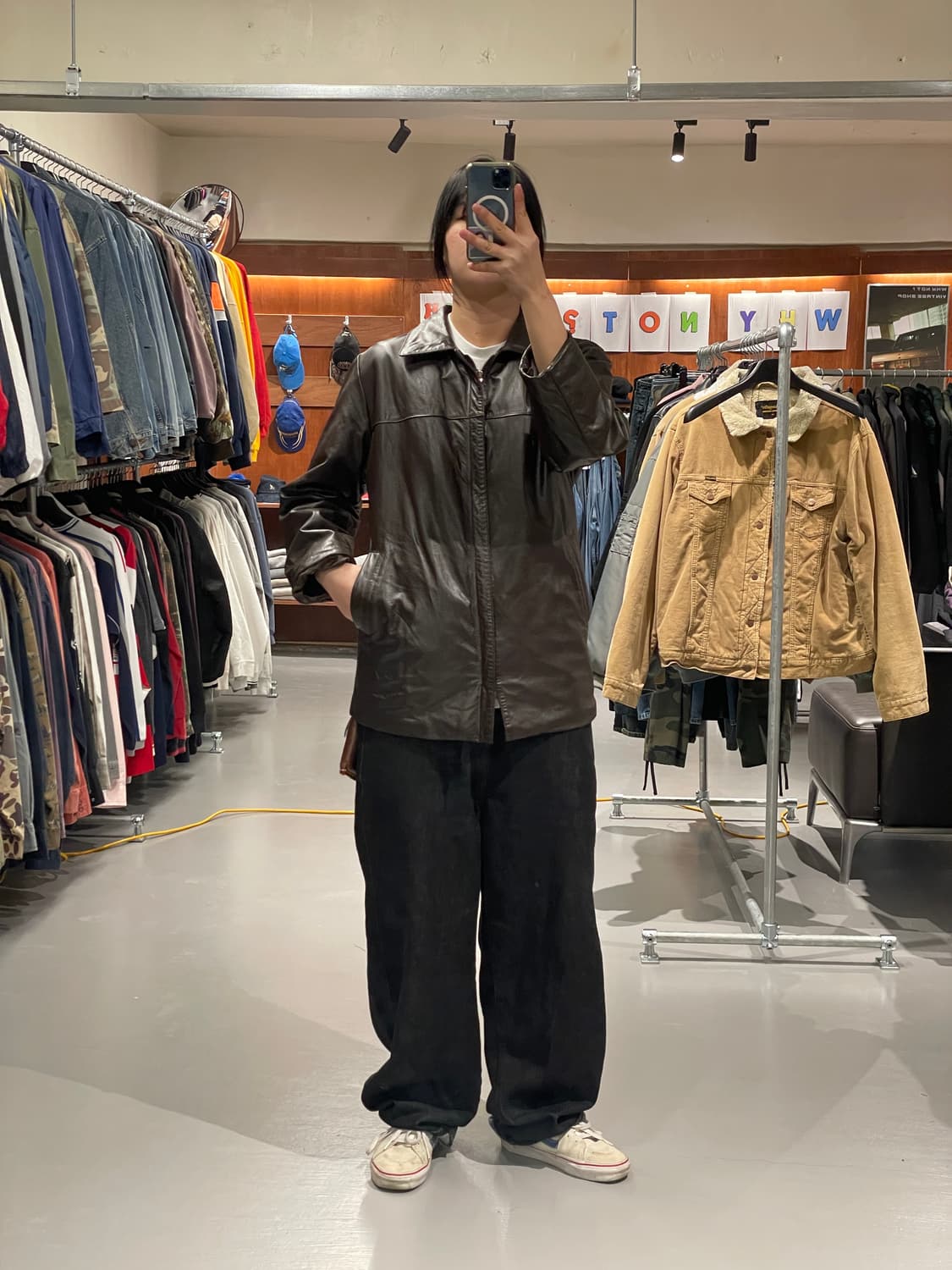 빈티지 여성 소가죽 자켓   상품이미지7