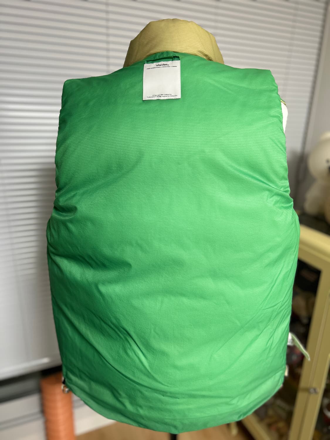 VISVIM 올드비즈빔 레더 믹스 패딩 조끼 L 상품이미지7