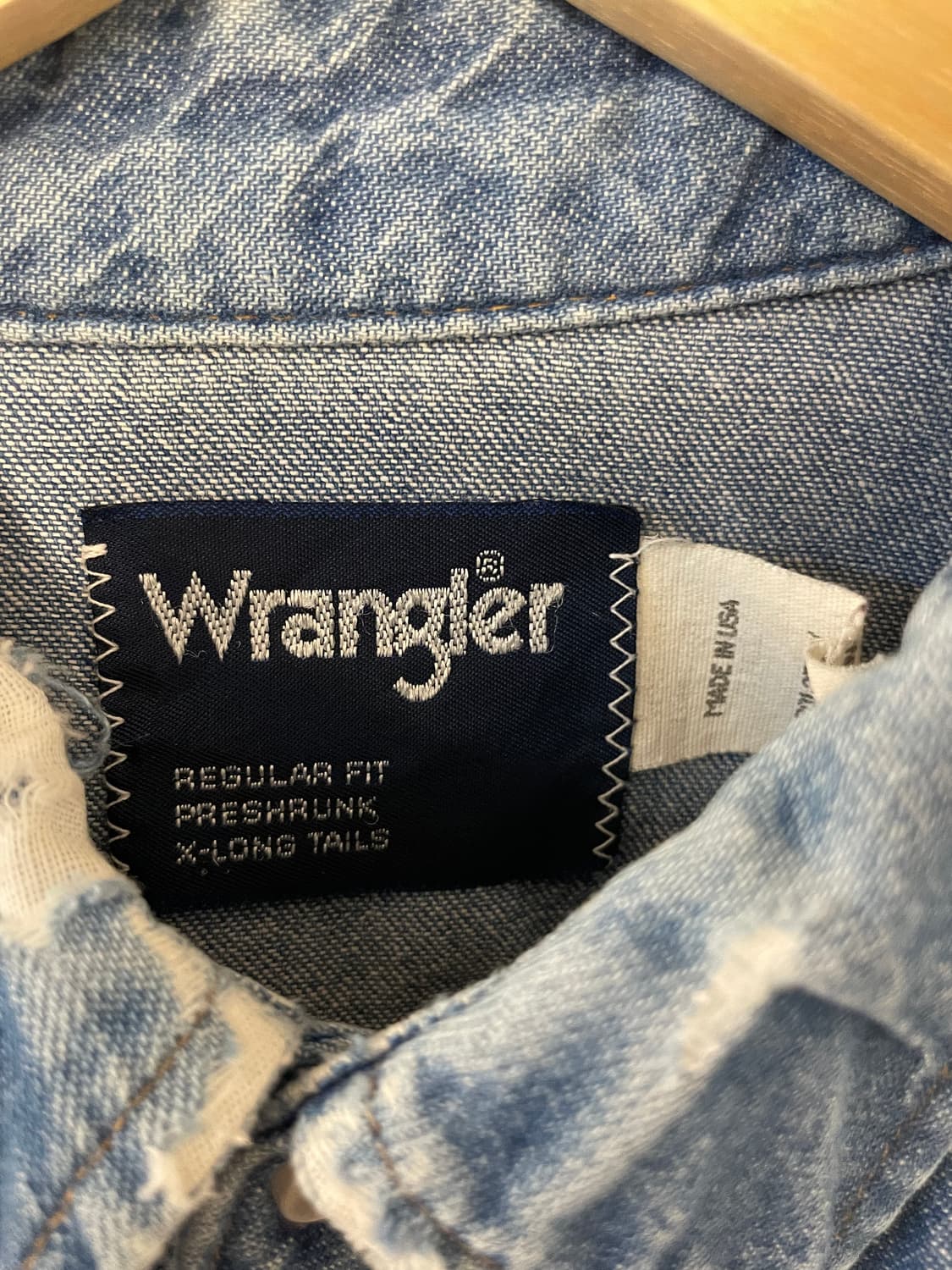 랭글러 데님 셔츠  상품이미지6