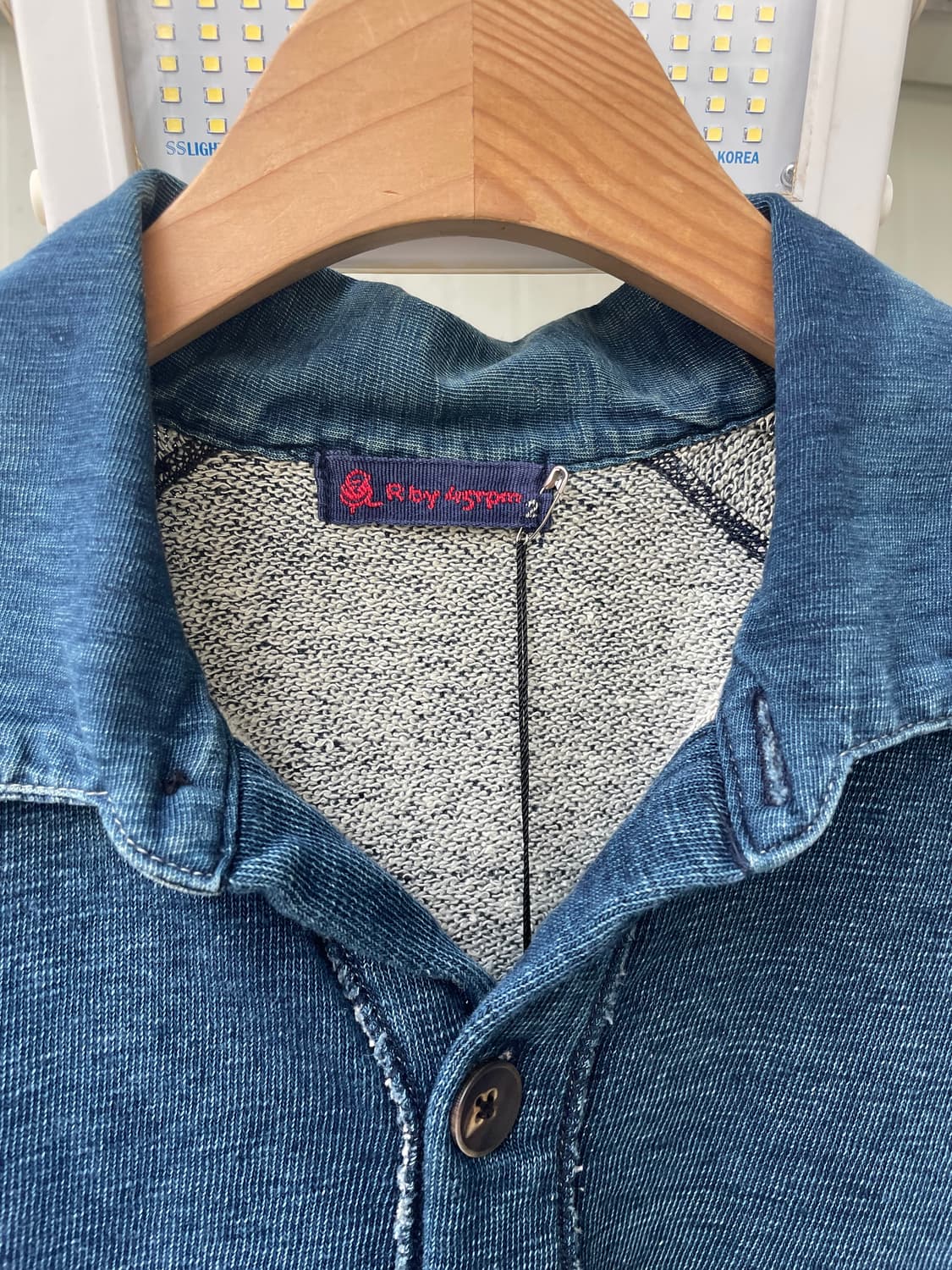 45R 인디고 셔츠 자켓 상품이미지5