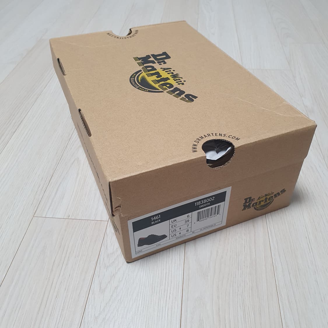 새제품250) 닥터마틴 1461 스무스 블랙 옥스포드 구두 상품이미지4