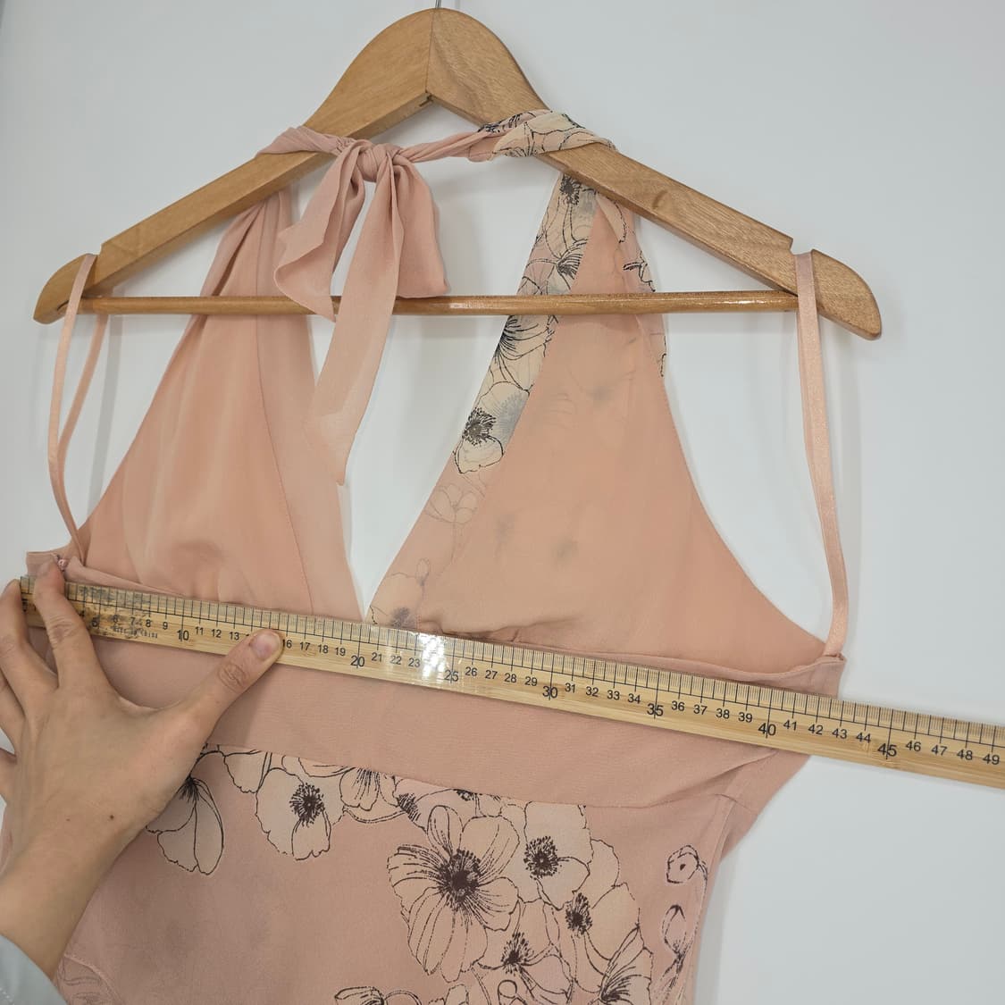 BCBG MAXAZRIA 실크 홀터넥 블라우스 상품이미지4