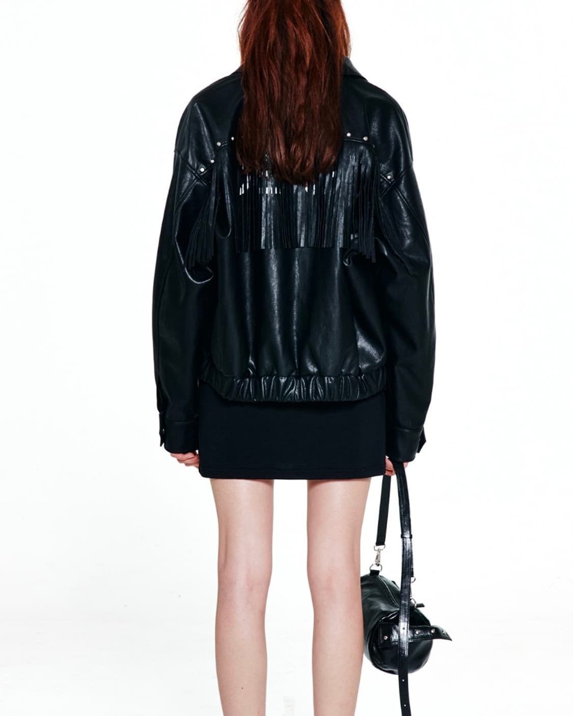 다이닛 FRINGE CURTAIN LEATHER JACKET 상품이미지3