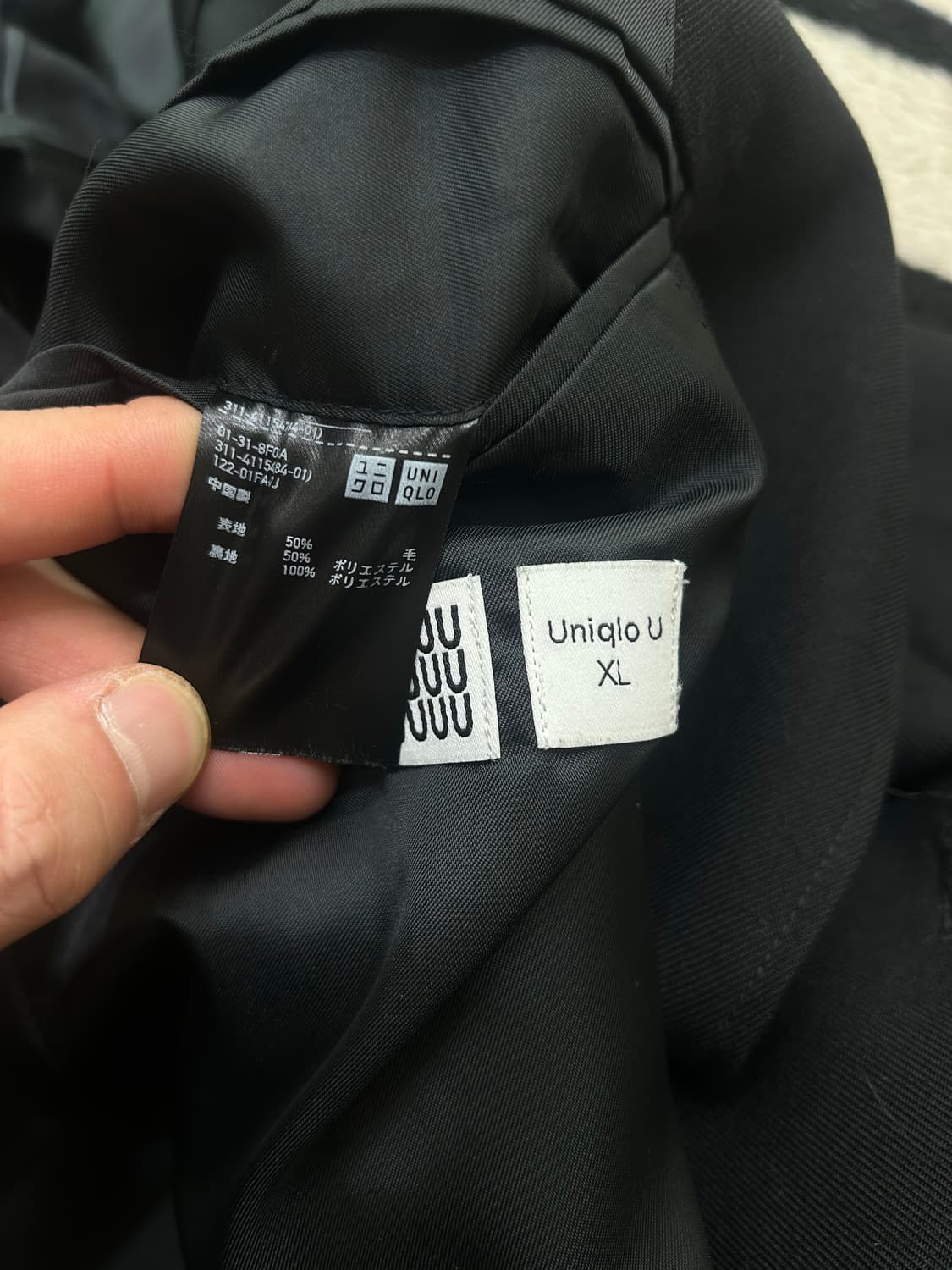 [XL]유니클로x르메르 블레이저/블랙 상품이미지4