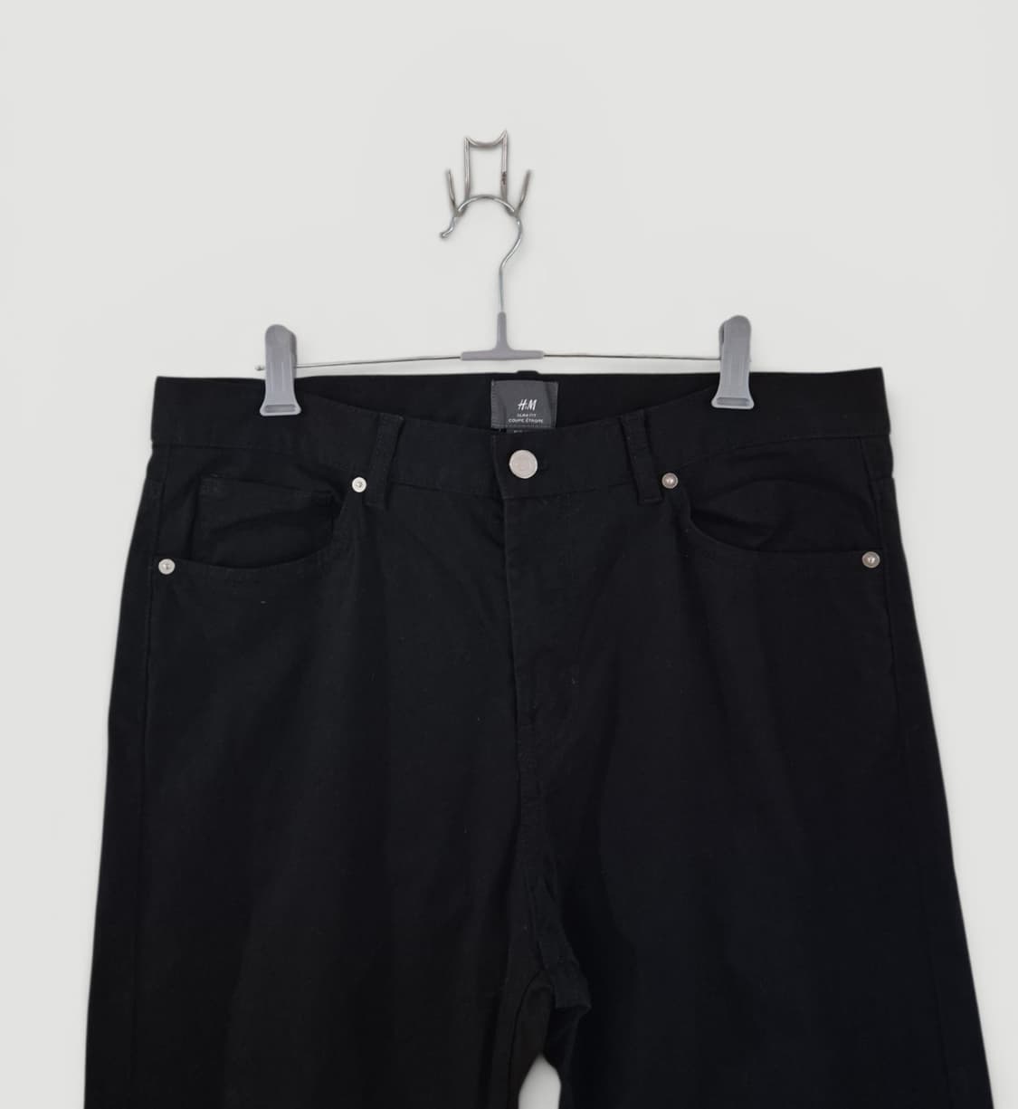 [32]에이치앤엠H&M 블랙 바지 팬츠 스판 S/S 상품이미지1