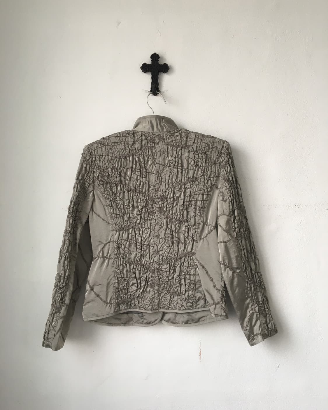 Shirring embroidery point jacket 상품이미지3