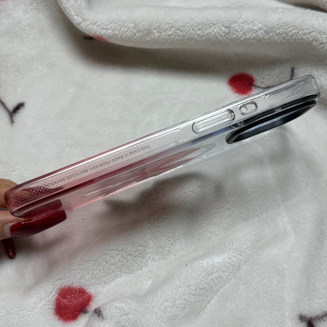 (15프로맥스) 케이스티파이 핑크 리본 폰케이스 상품이미지2