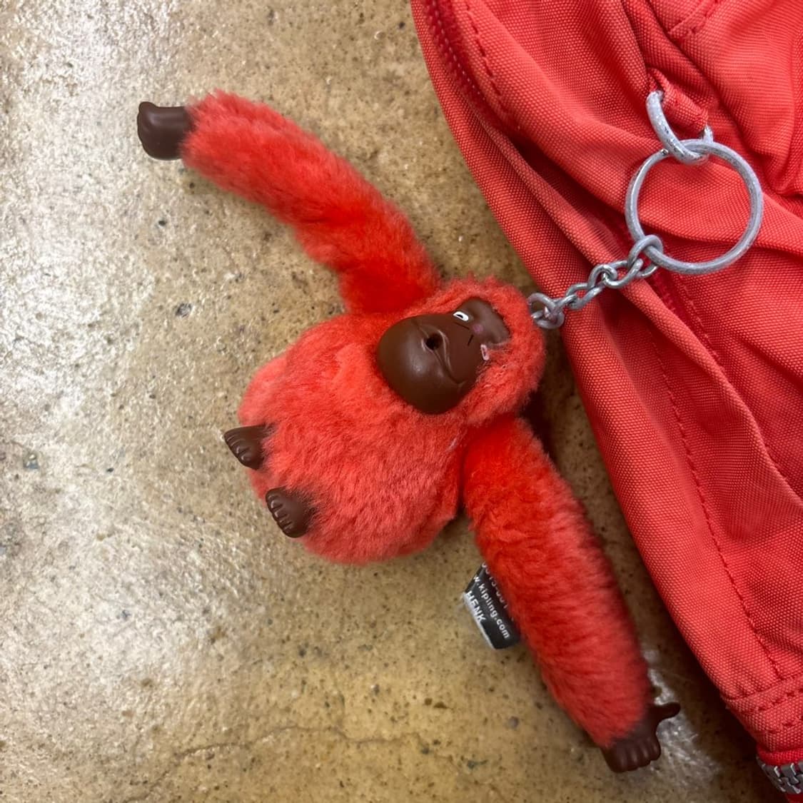 키플링 다홍색 오렌지 백팩 가방  상품이미지5