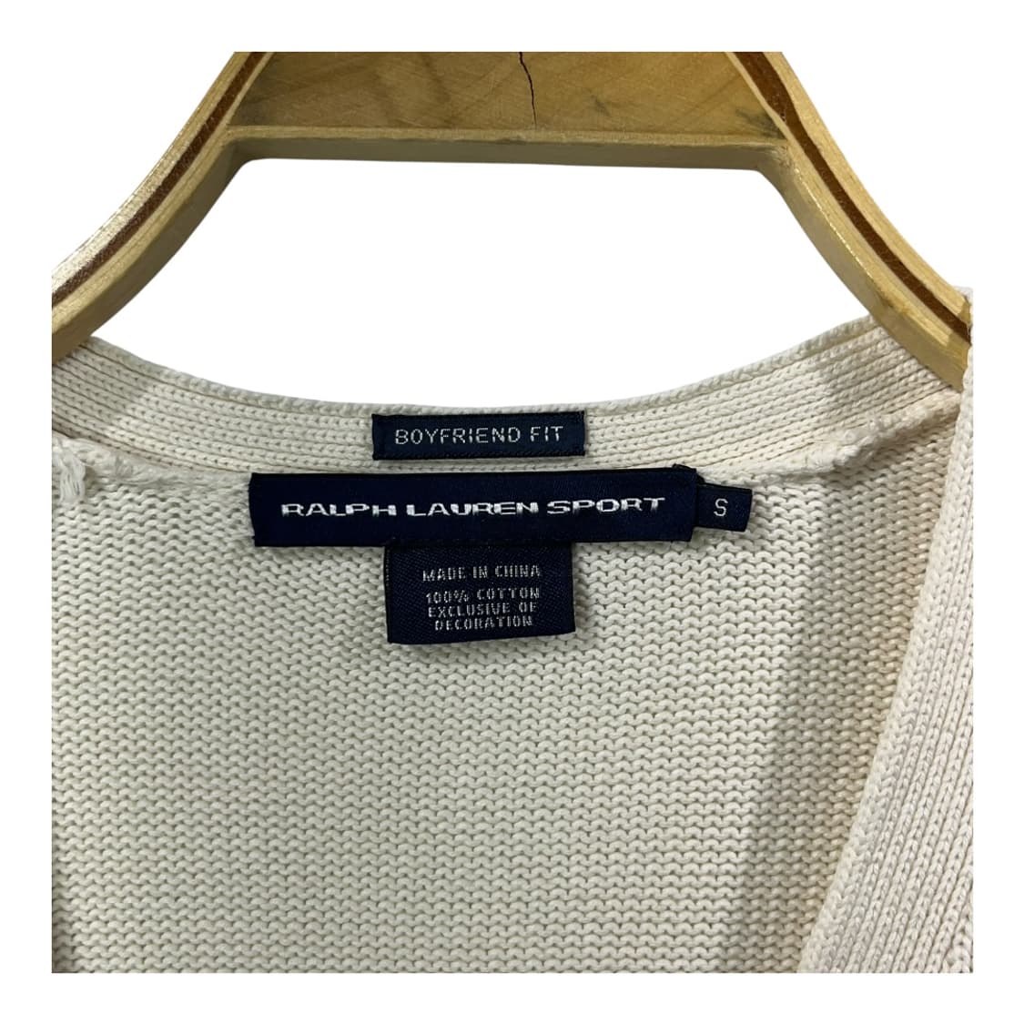 [Ralph Lauren] 랄프로렌 스포츠 크레스트 엠블럼 코튼 가디건 상품이미지4