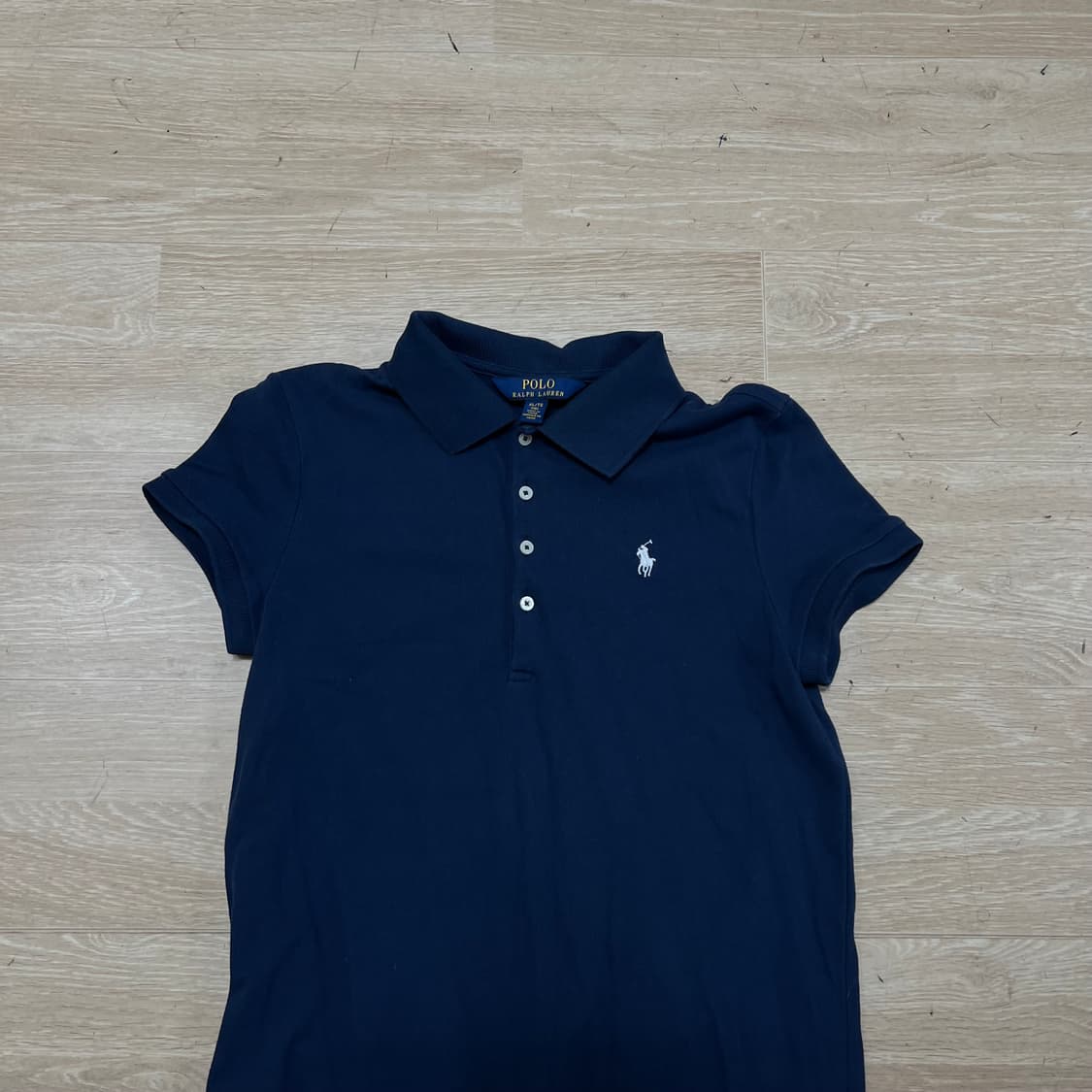 폴로 랄프로렌 걸즈 스몰포니 플레어 반팔 카라 원피스 [ 상품이미지2