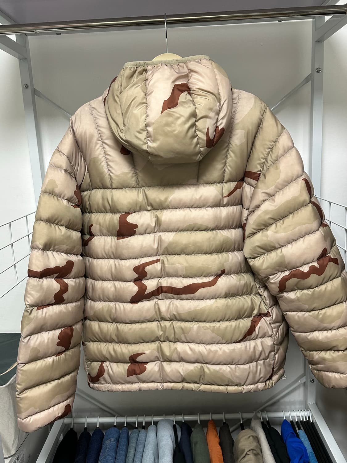 슈프림 마이크로 다운 하프 집 후드 풀오버 데저트 카모 - 24FW 상품이미지2