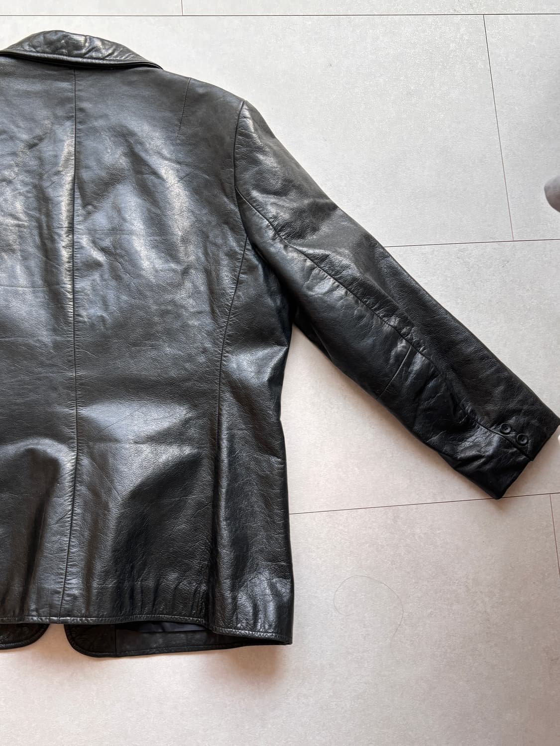 Old GAP 레더 블레이저 L 카코트st 상품이미지7