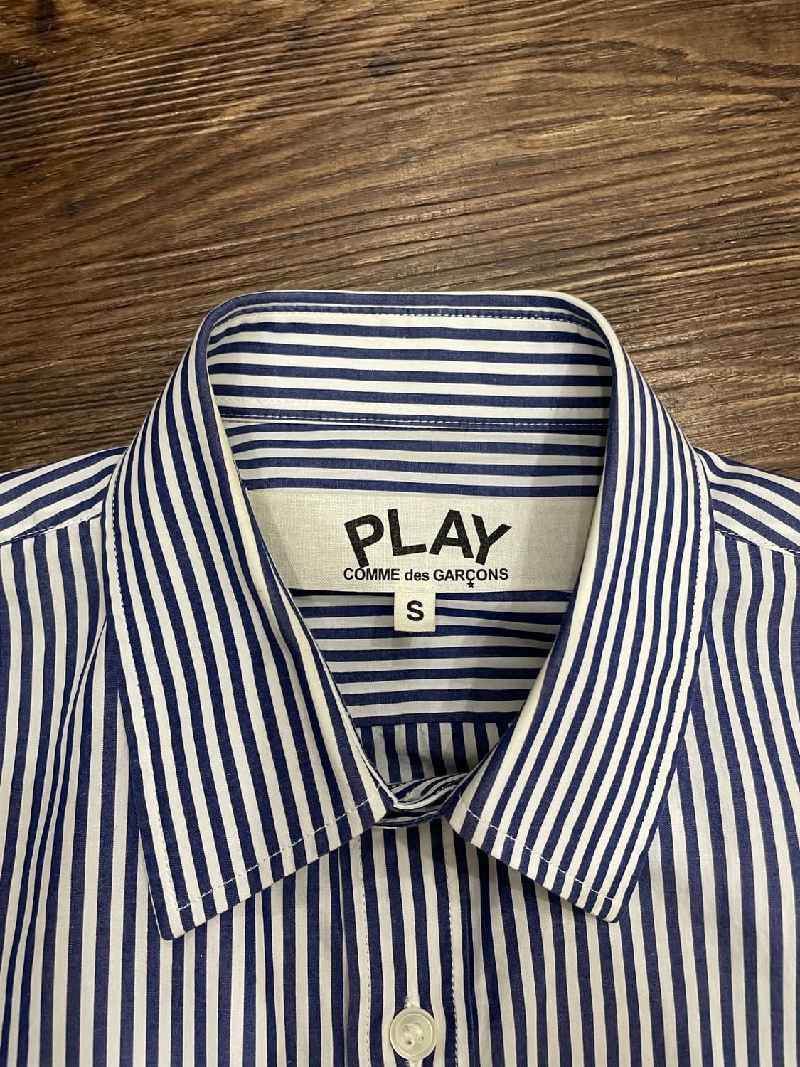 꼼데가르송 하트와펜 스트라이프 셔츠 상품이미지4