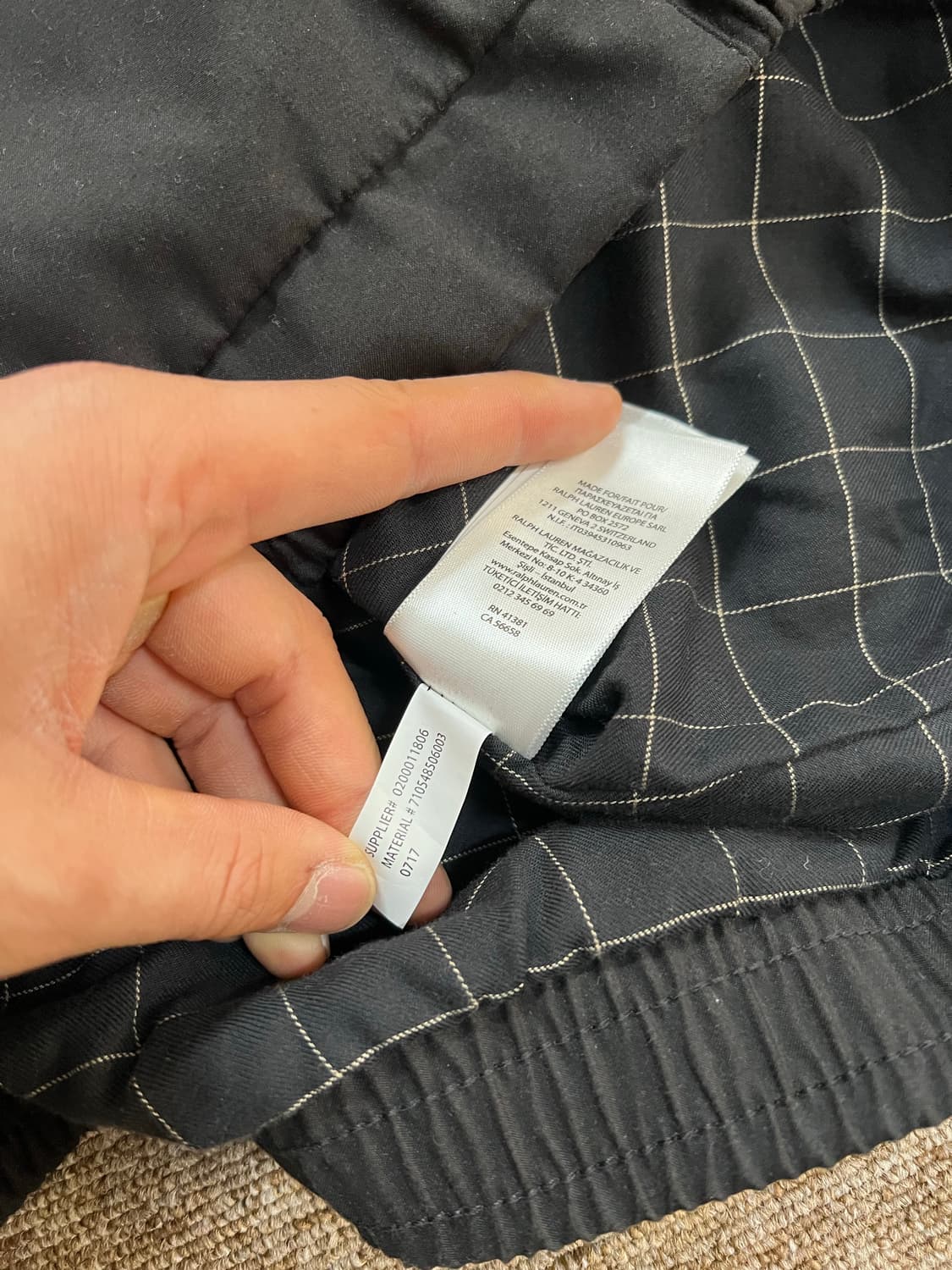 폴로 랄프로렌 바이스윙 블랙 자켓 L 상품이미지6