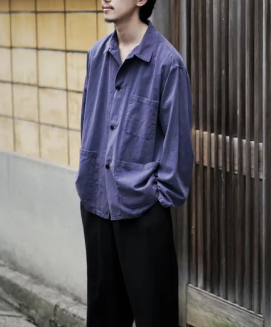 comoli 코모리 코튼드릴 워크자켓 3사이즈 상품이미지1