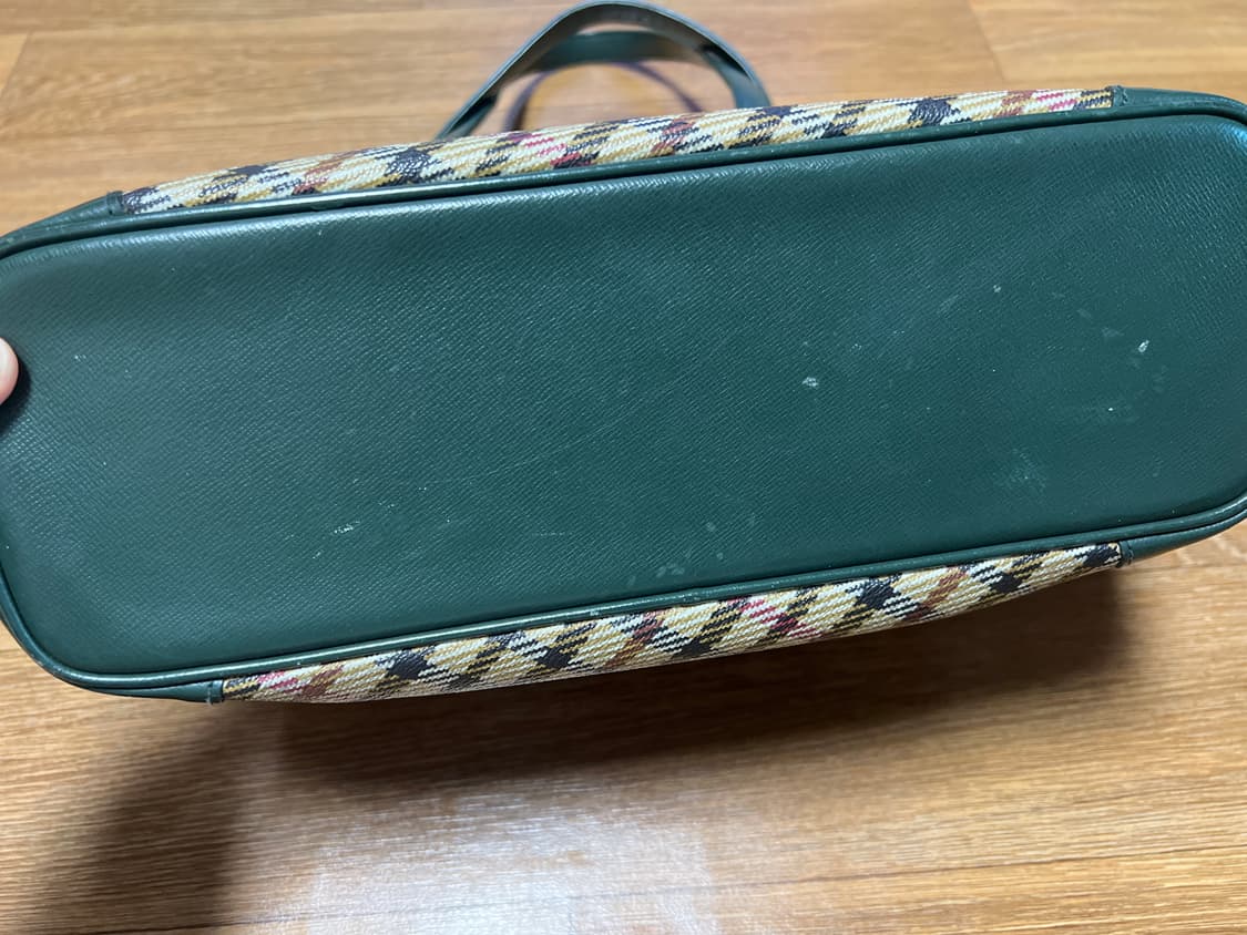 닥스 그린 체크 숄더백 상품이미지3