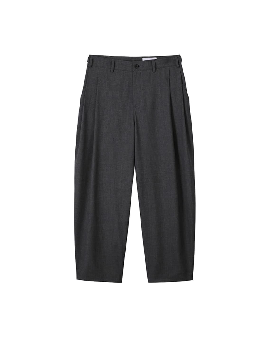 아트이프액츠 Wool Side Two Tuck Pants_Charcoal 상품이미지1