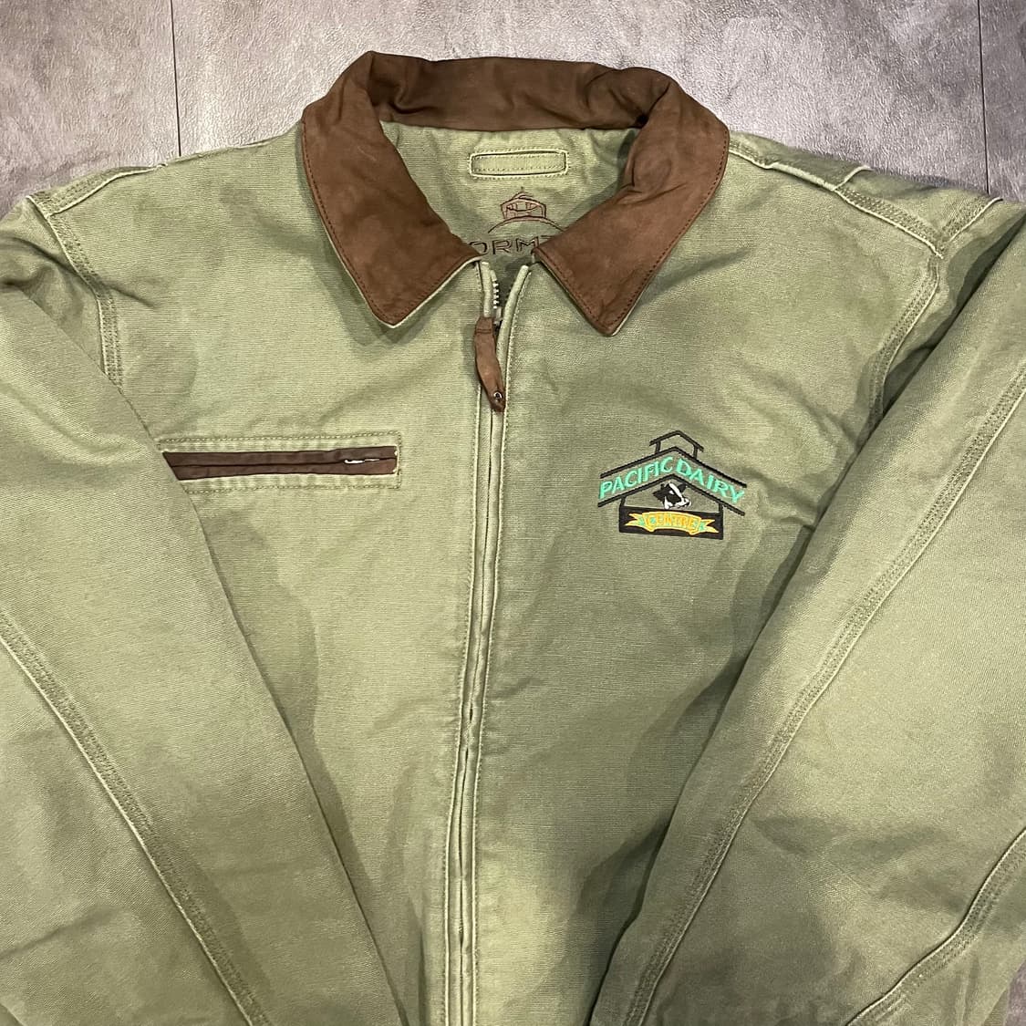 [IM] VTG 빈티지 연카키 카라 워크자켓 상품이미지6