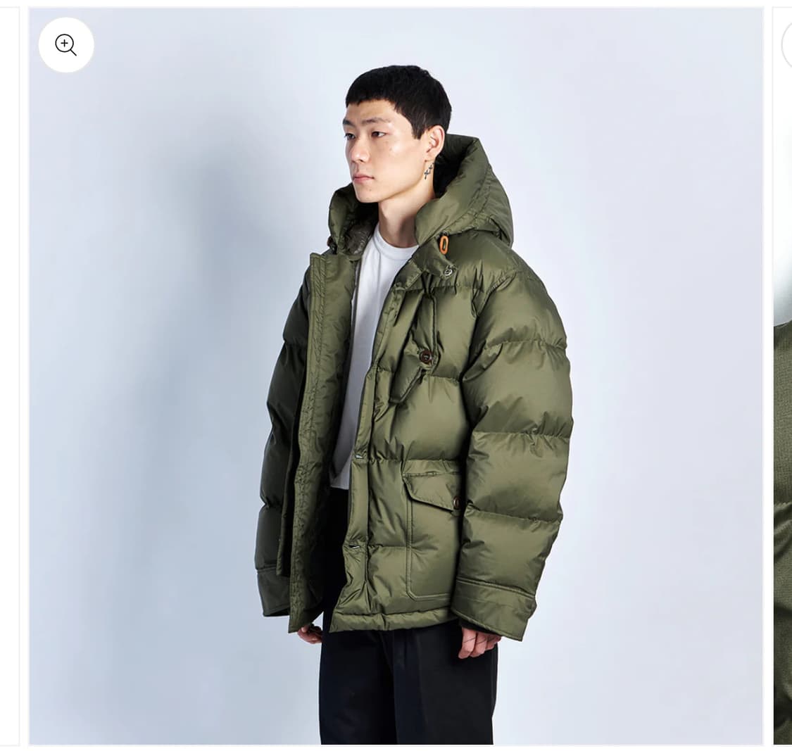 이스트로그 raf 라프 다운 패딩 (올리브 카키) XL 판매 상품이미지2