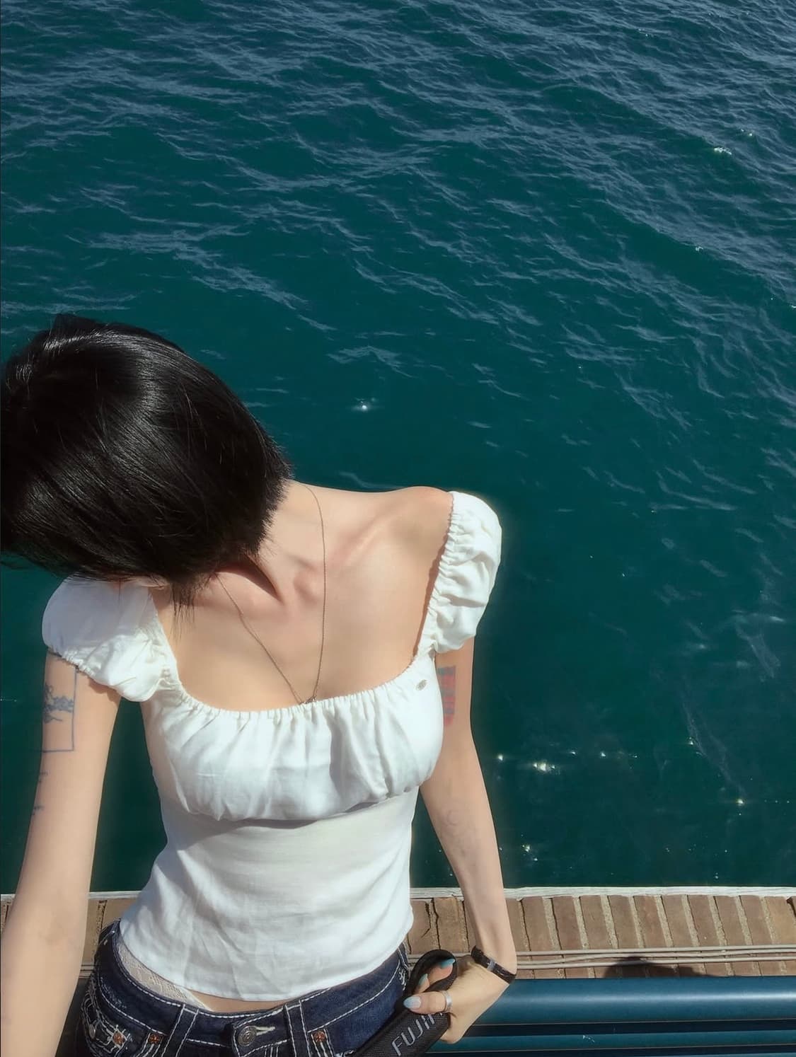 Pale Jade Square Neck Puff BL - Basic 상품이미지7