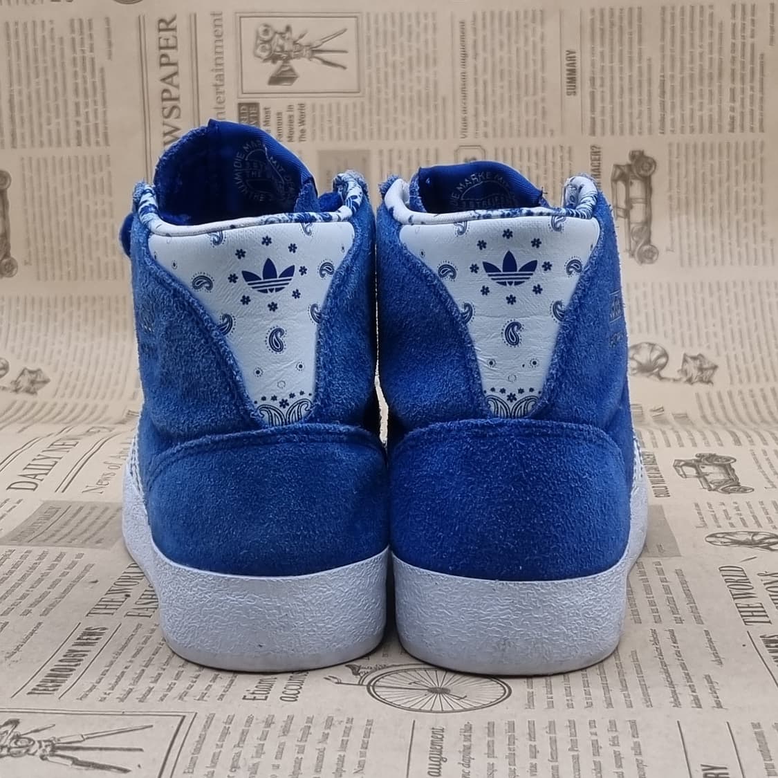 아디다스 바스켓 Prof 블루 스웨이드 하이탑220  상품이미지4