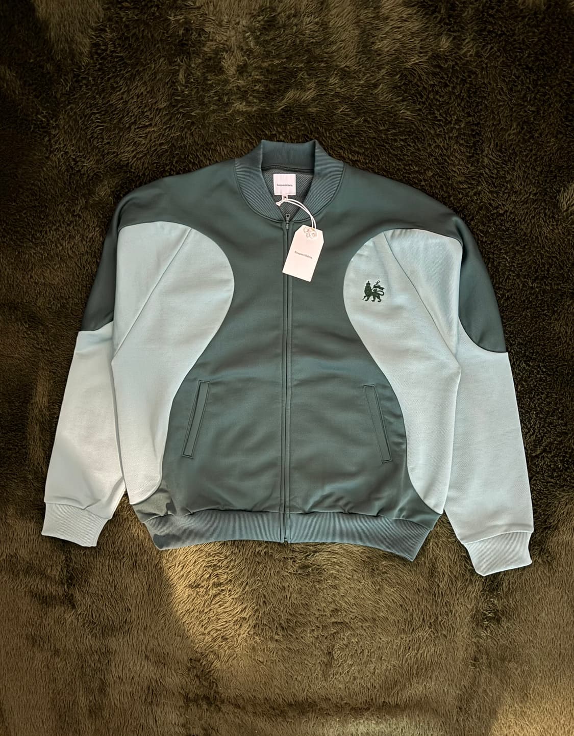 [XL] 사스콰치패브릭스 레트로 퓨처 믹스 트랙 자켓 그린 민트 상품이미지1