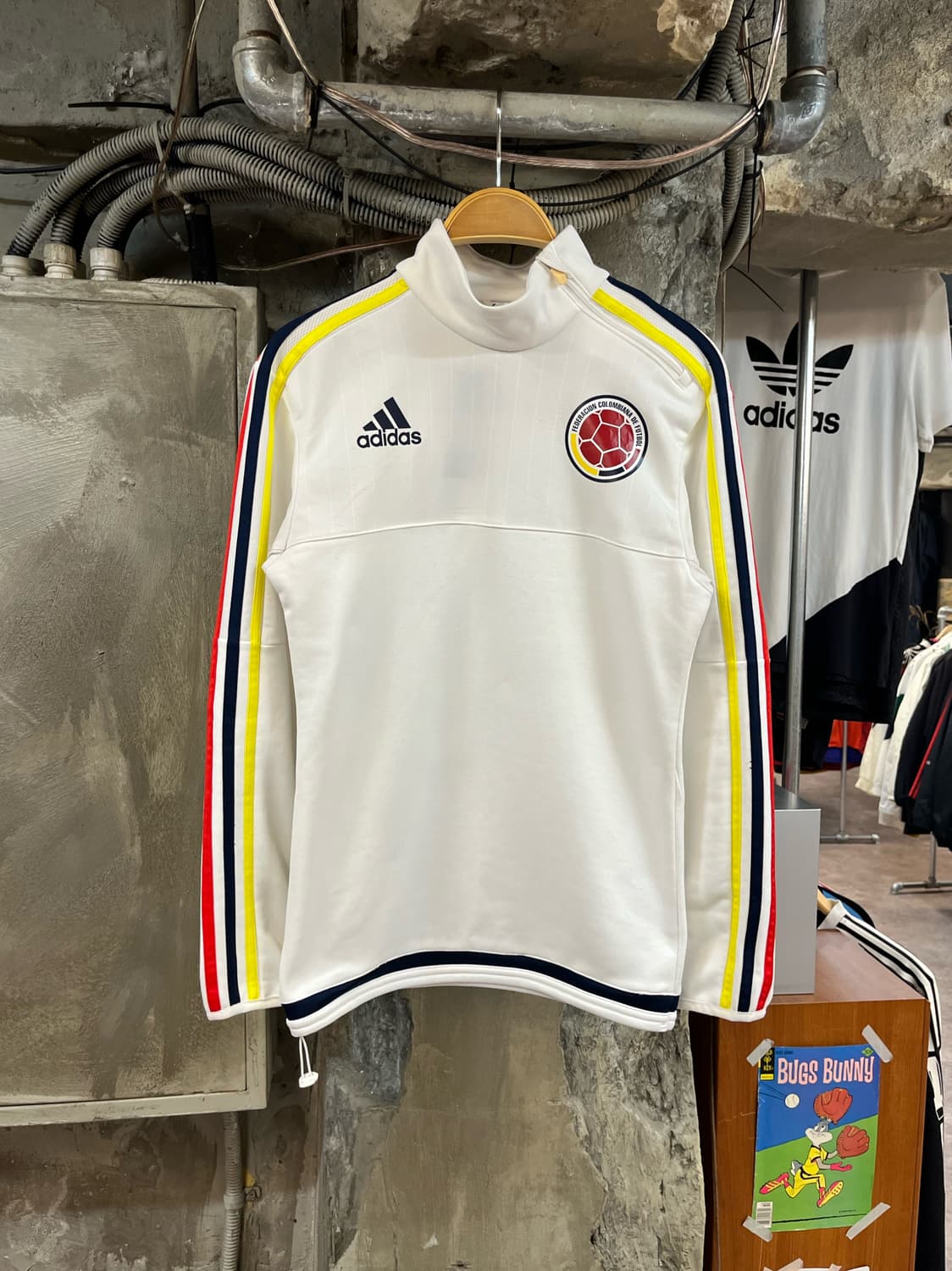 아디다스 콜롬비아 국대 트레이닝 탑 화이트 95 #csz2144 상품이미지1