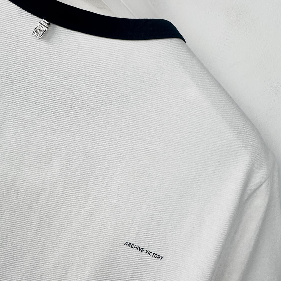 시스템 컬러라인 레터링 반팔 티셔츠 상품이미지6