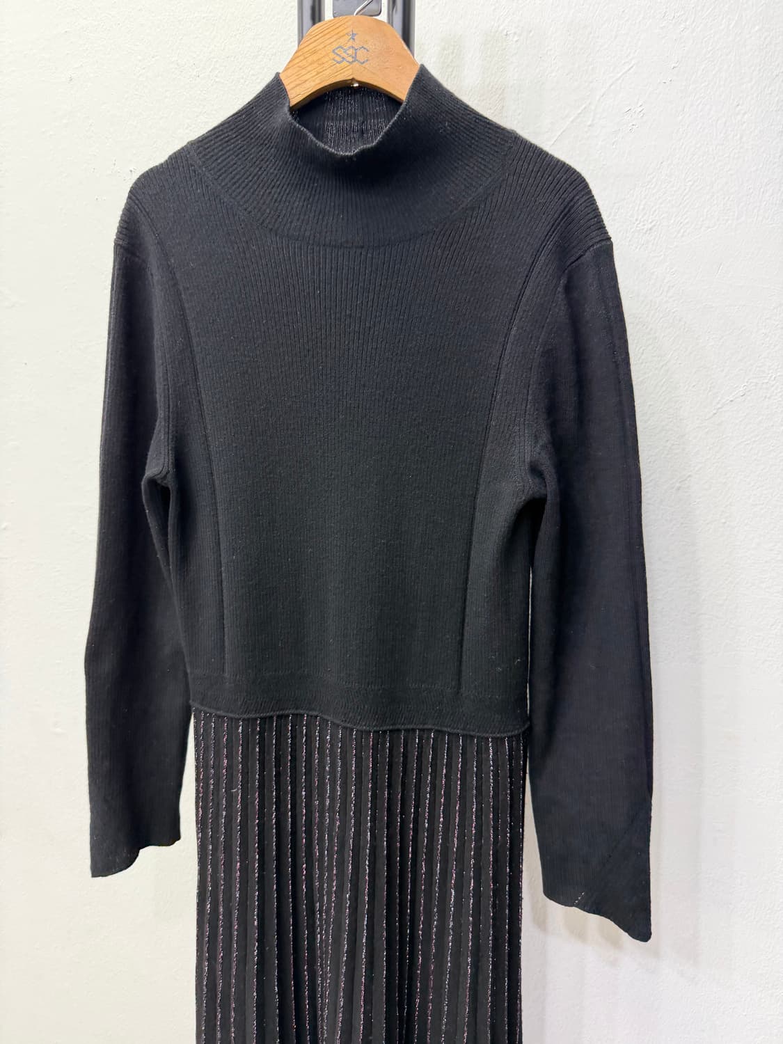 정품) TIME 타임 한섬 니트 원피스 90 F 상품이미지3