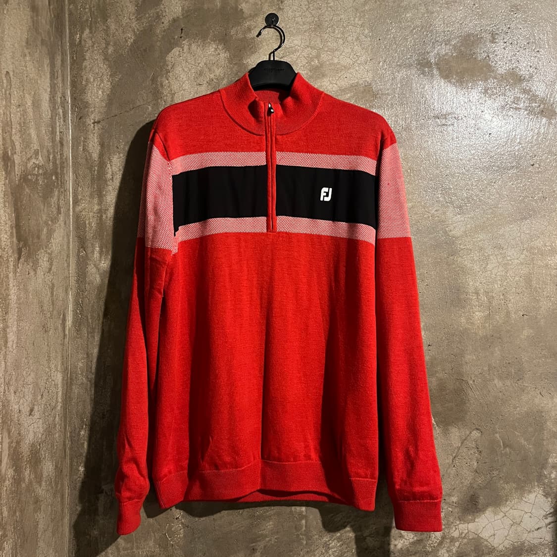 풋조이 FJ 반집업 니트 상품이미지1