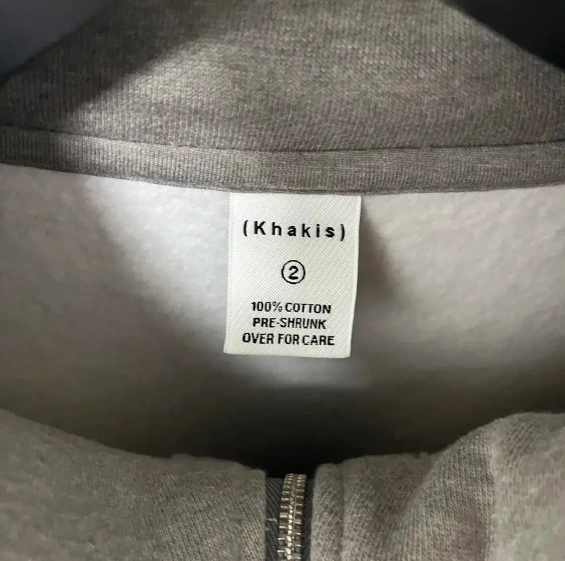 카키스 하프집업 풀오버 세이지 상품이미지2