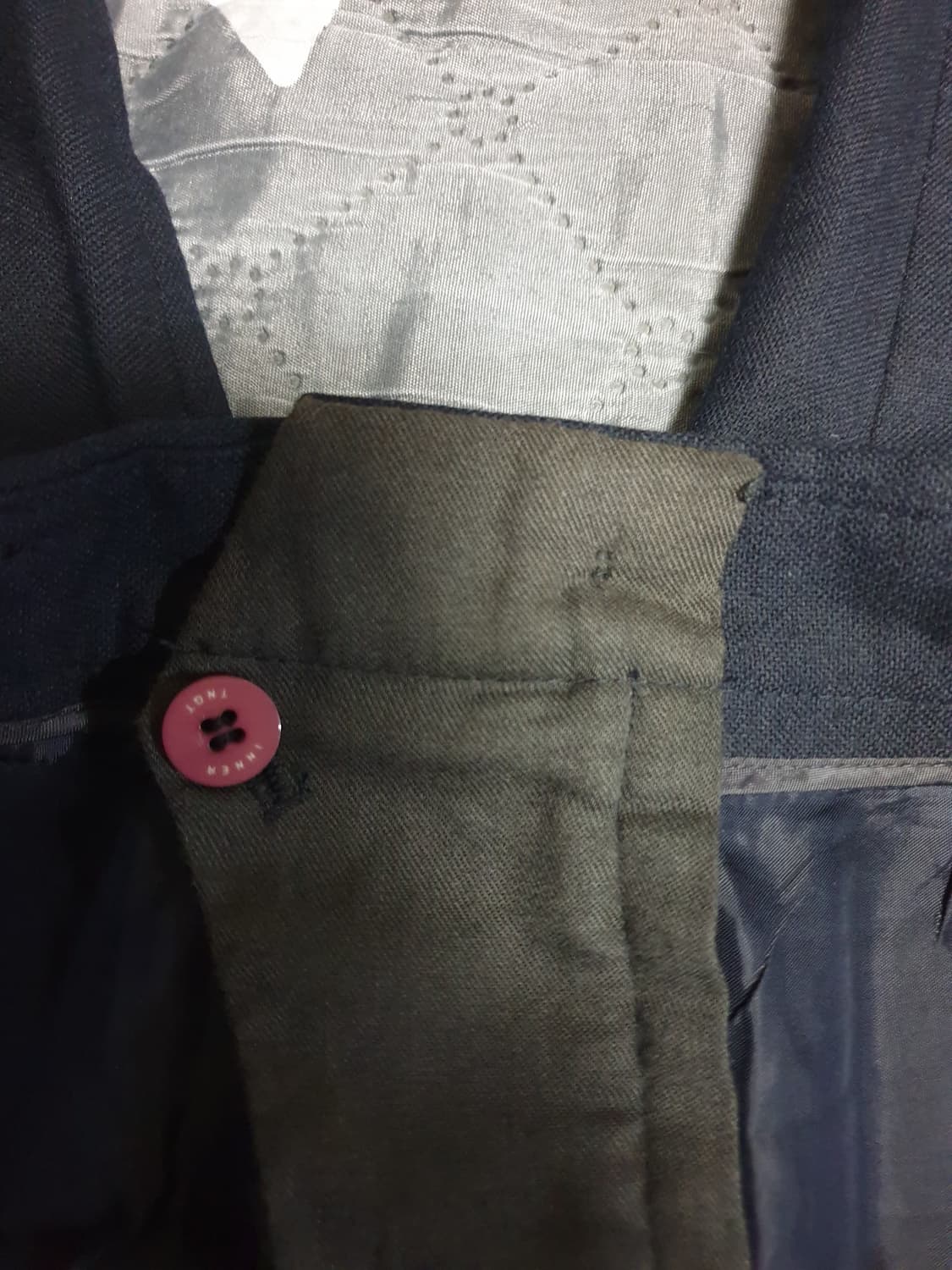 TNGT 울혼방 클래식 슬랙스 (네이비 미디엄그레이) 34 상품이미지8