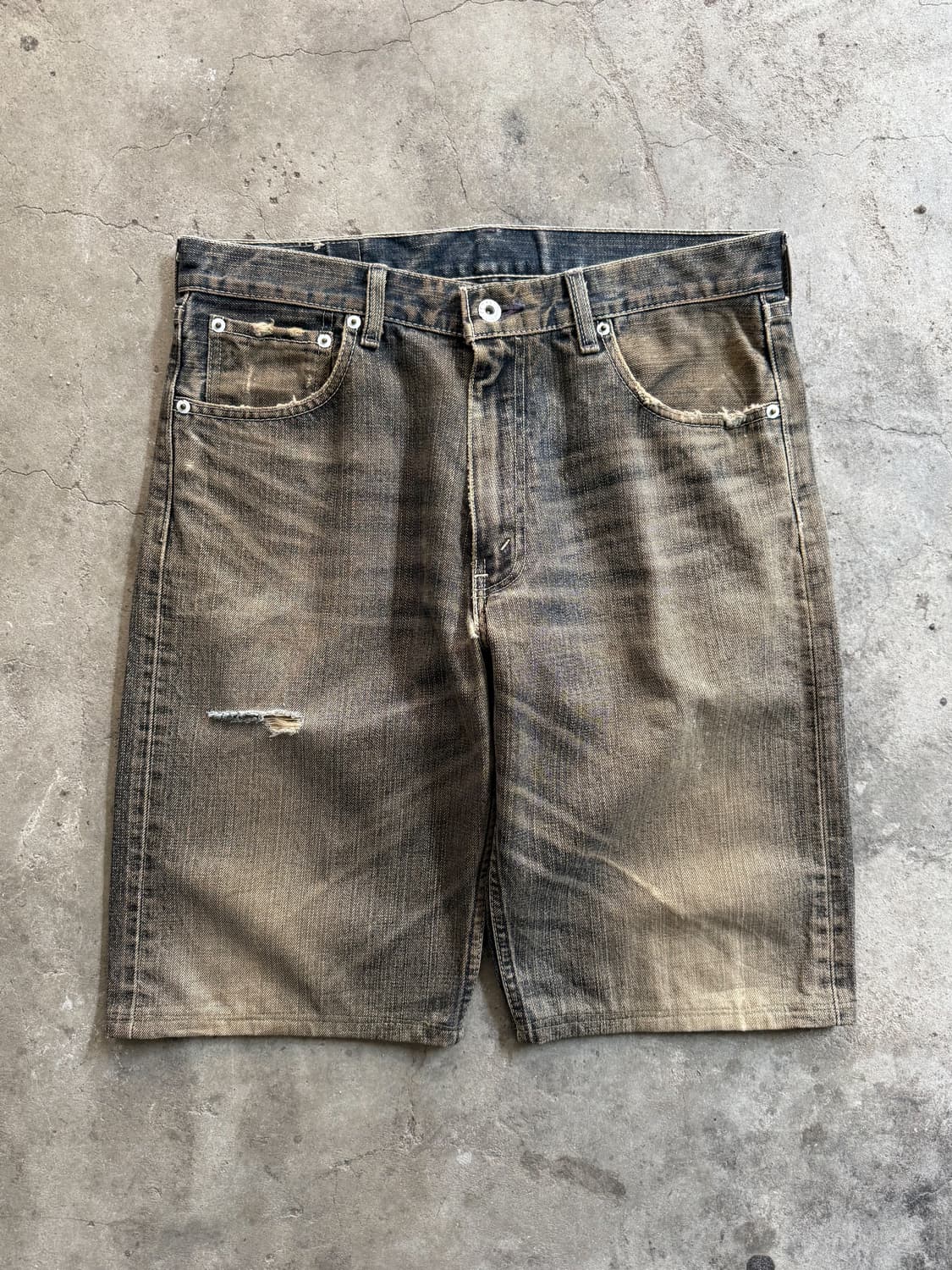 Levi’s 503 Distressed Denim Shorts 상품이미지1