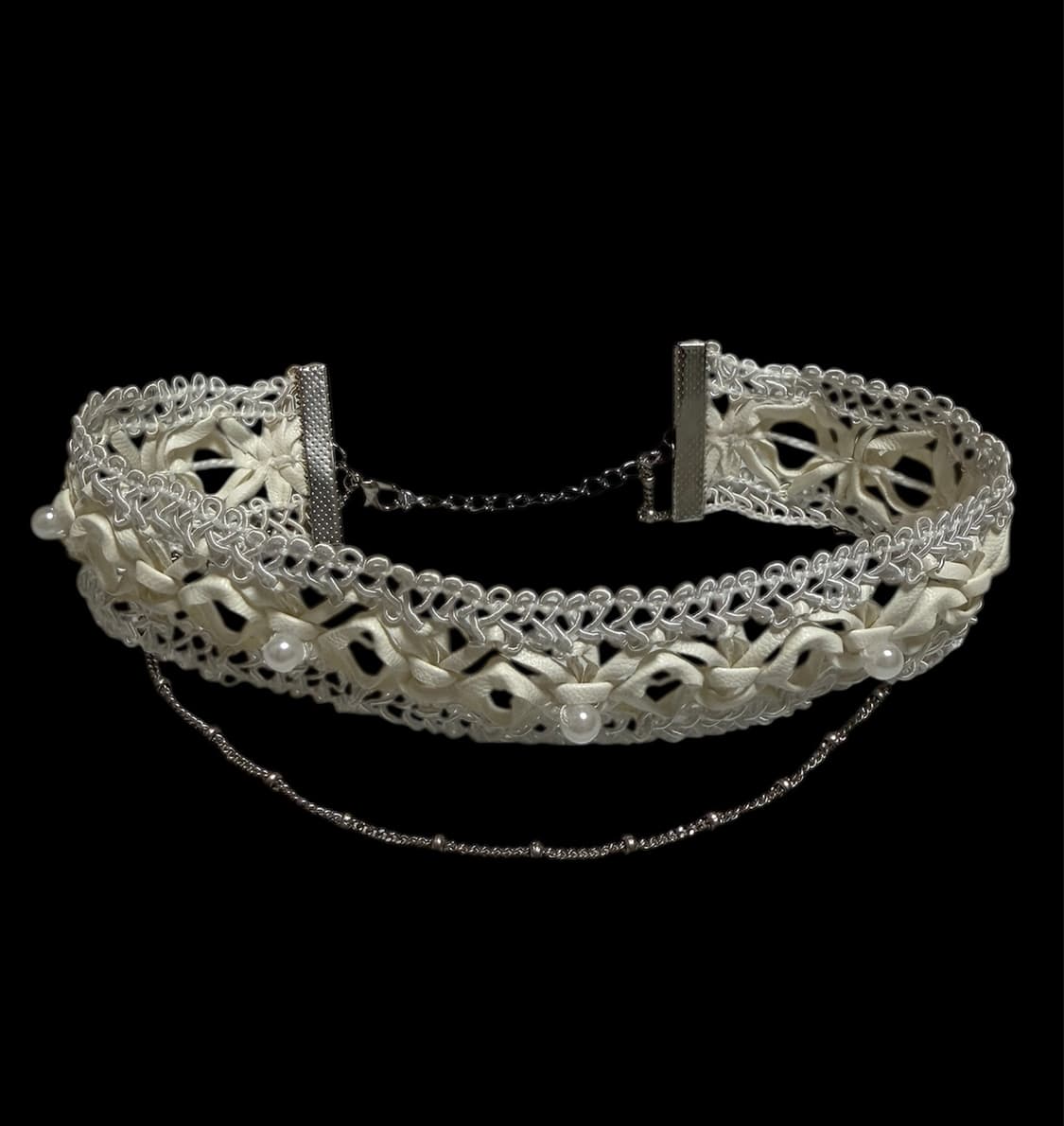 ivory laced remnant choker 상품이미지1