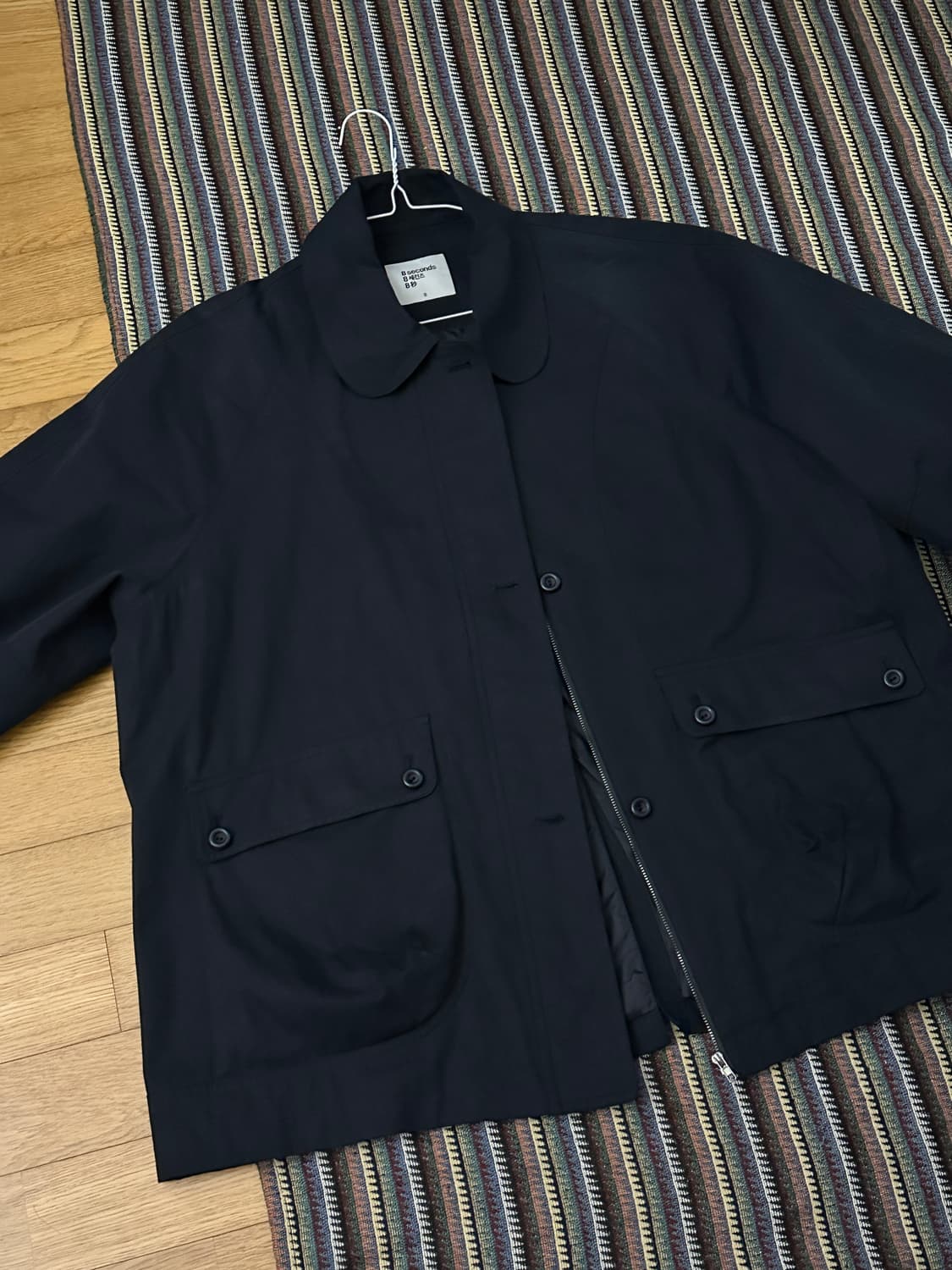 에잇세컨즈 체크배색 아우터 S 상품이미지2