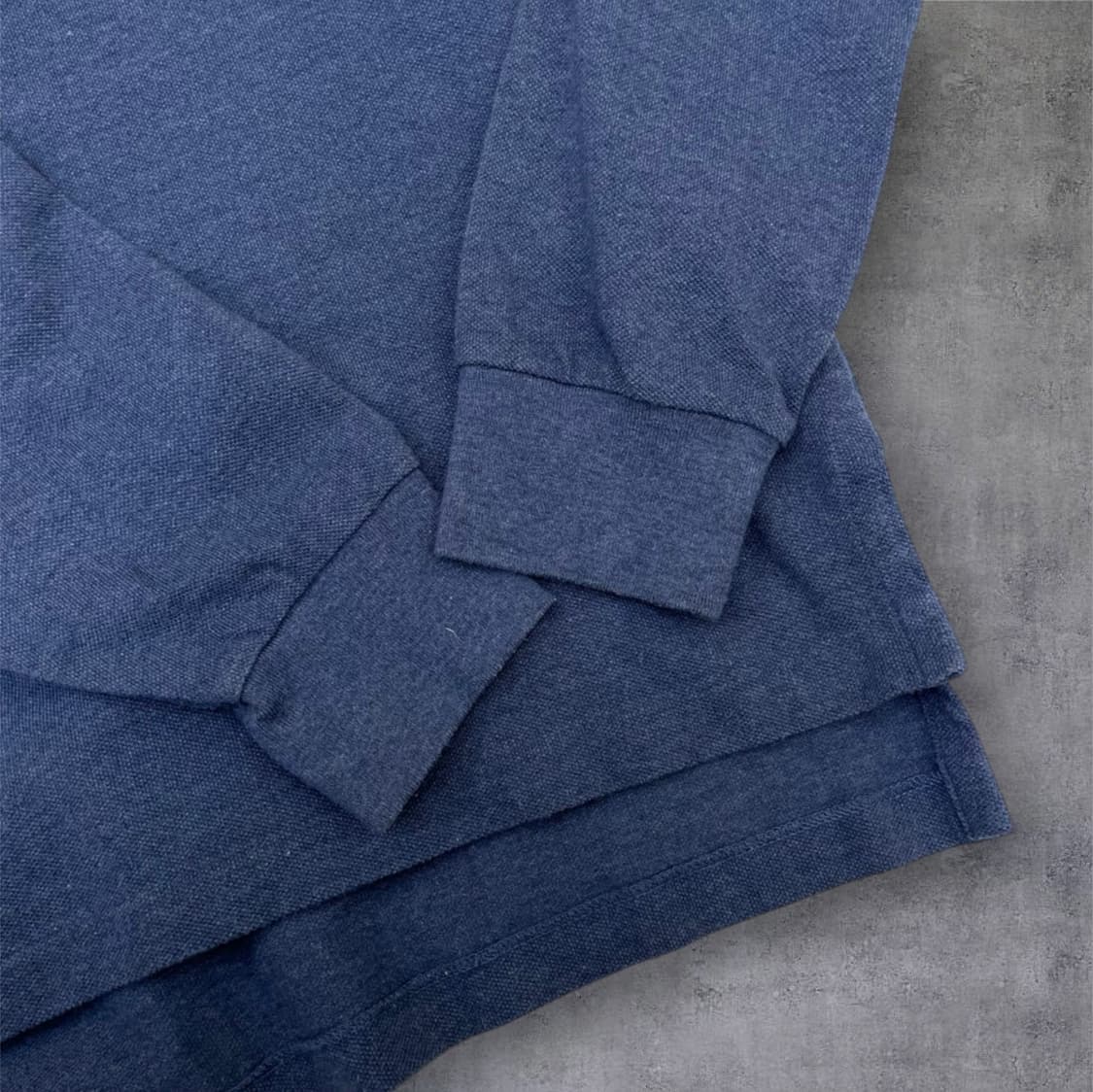 폴로 랄프로렌 네이비블루 커스텀핏 긴팔 카라티 L 상품이미지6